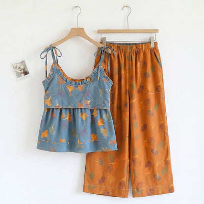 Ginkgo Pyjama-Set mit Camisole-Top und Hose - image 21