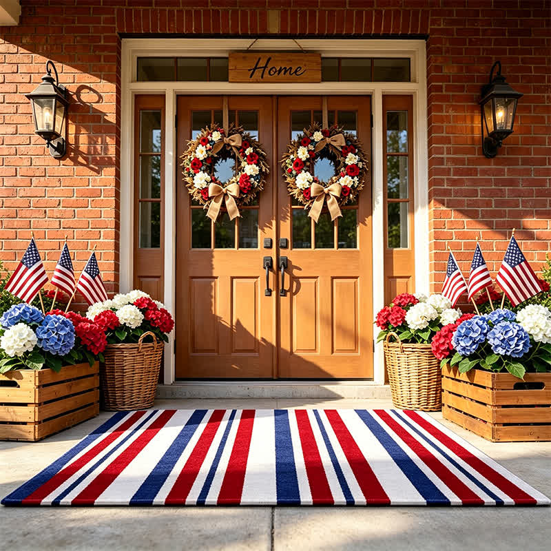 Patriotischer Americana-Streifen-Outdoor-Teppich - image 4