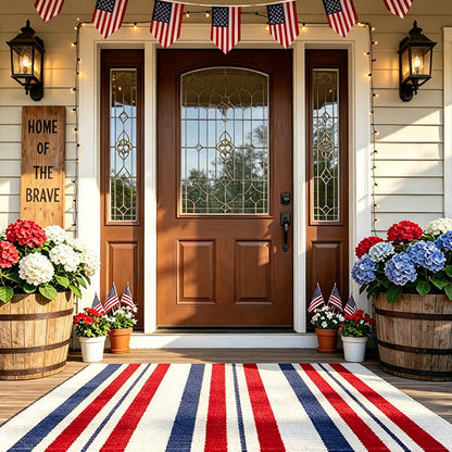 Patriotischer Americana-Streifen-Outdoor-Teppich - image 2