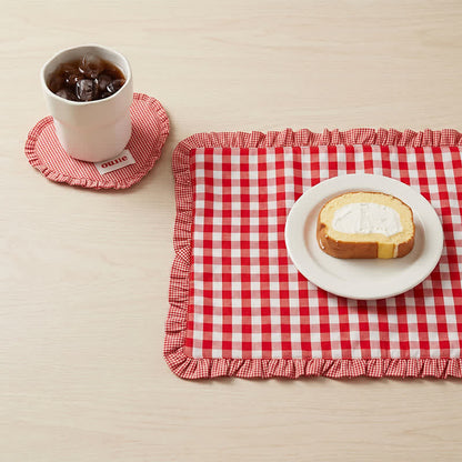 Weiches, minimalistisches, gestreiftes Tischset aus Baumwolle - image 2