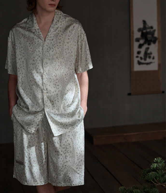 Seidensatin-Loungewear-Set für Sie und Ihn - Männer - 2XL - image 7