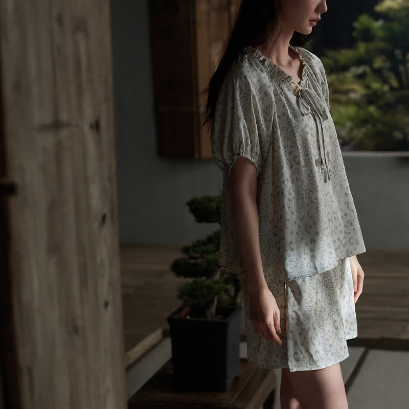 Seidensatin-Loungewear-Set für Sie und Ihn - image 5