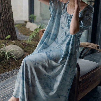 Loungewear-Set in Blau-Aquarell für Sie und Ihn - image 9