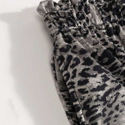Partnerpyjamas mit Leopardenmuster und Kontrastfarben - image 8