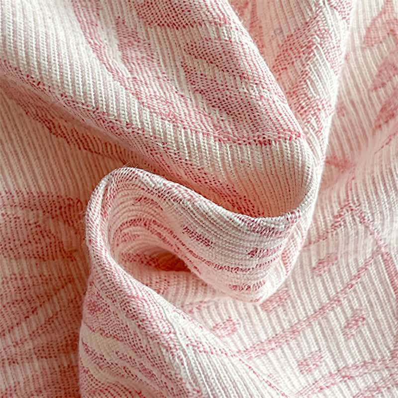 Bettwäsche-Set „Botanical Whisper“ aus gewaschener Baumwolle mit Jacquard-Muster - image 2