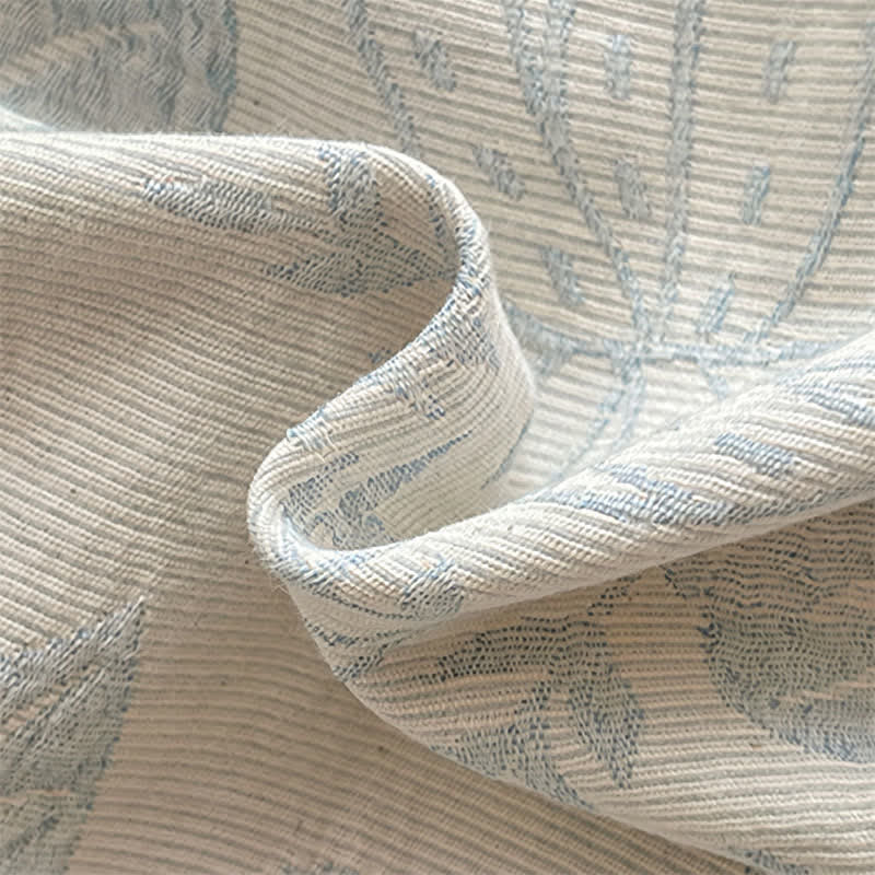 Bettwäsche-Set „Botanical Whisper“ aus gewaschener Baumwolle mit Jacquard-Muster - image 14