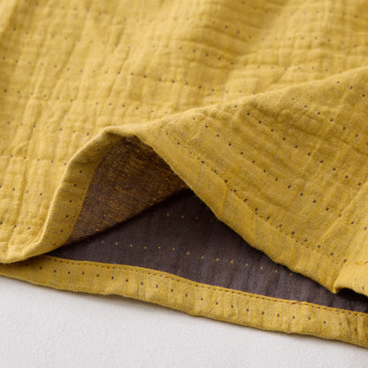 Lässige Lounge-Shorts aus Baumwollgaze mit Kordelzug - image 22
