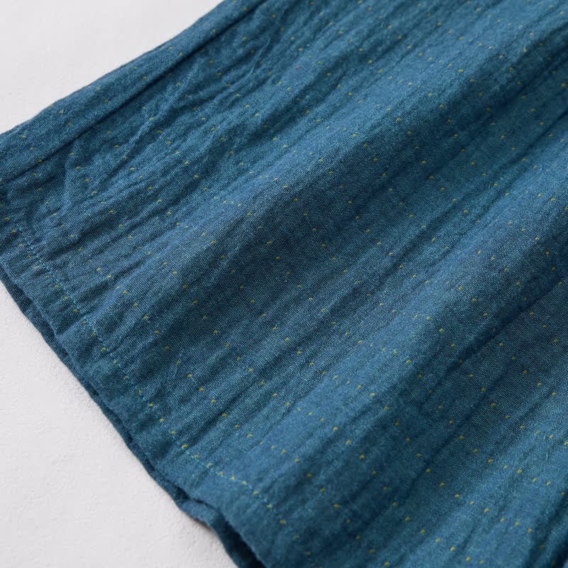 Lässige Lounge-Shorts aus Baumwollgaze mit Kordelzug - image 30