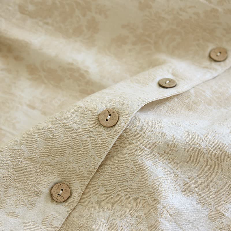 Minimalistisches Loungewear-Set für Paare mit Knopfleiste - image 7