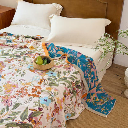 Wendedecke aus Baumwollgaze „Cottage Bloom“ - image 3