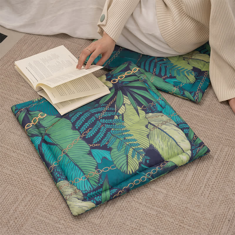 Sitzkissen aus Memory-Schaum mit tropischem Kettenblatt-Design - image 3