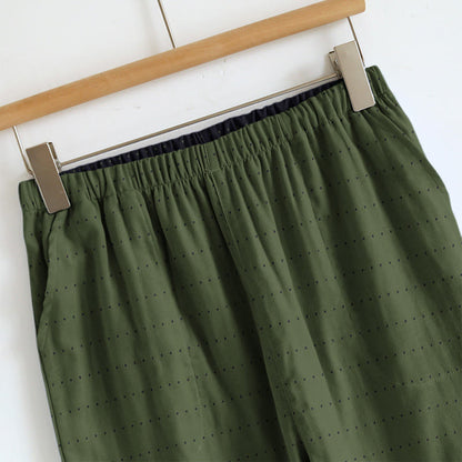 Lounge-Set aus strukturiertem, einfarbigem Camisole und Hose - image 19