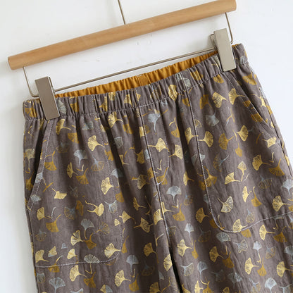 Romantisches Lounge-Set mit Blumenmuster: Trägertop und Hose - image 8