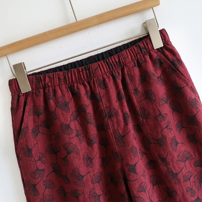 Romantisches Lounge-Set mit Blumenmuster: Trägertop und Hose - image 14