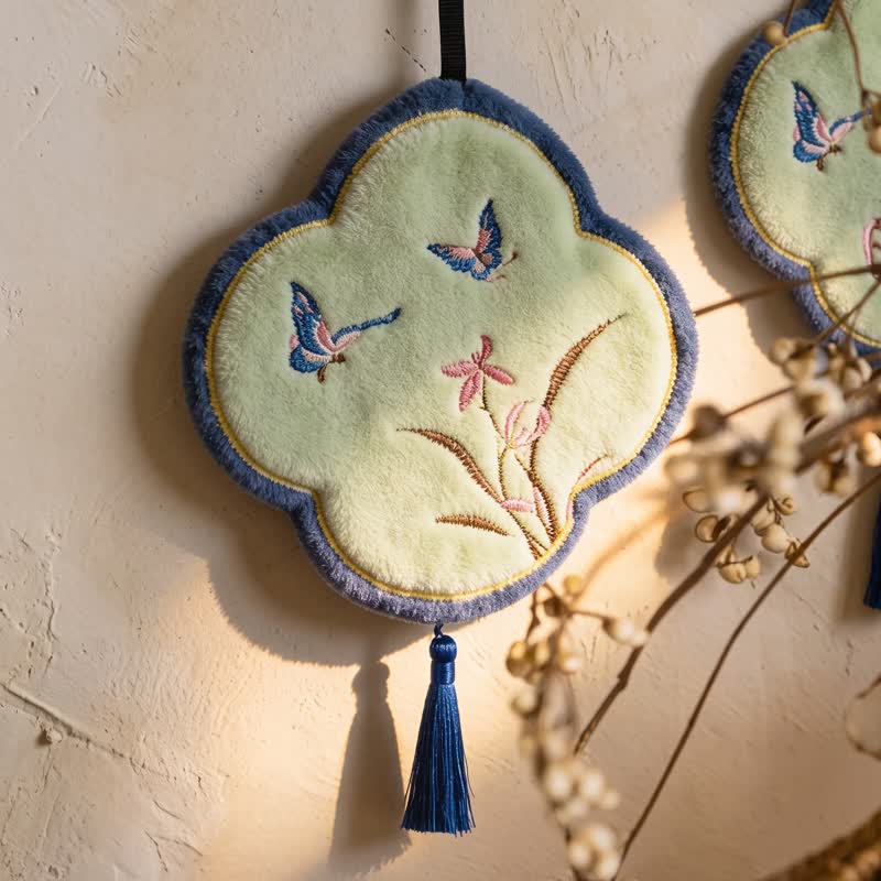 Vintage Schmetterlings-Korallenfleece-Handtuch - image 3