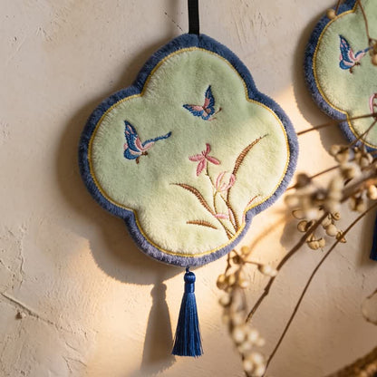 Vintage Schmetterlings-Korallenfleece-Handtuch - image 3