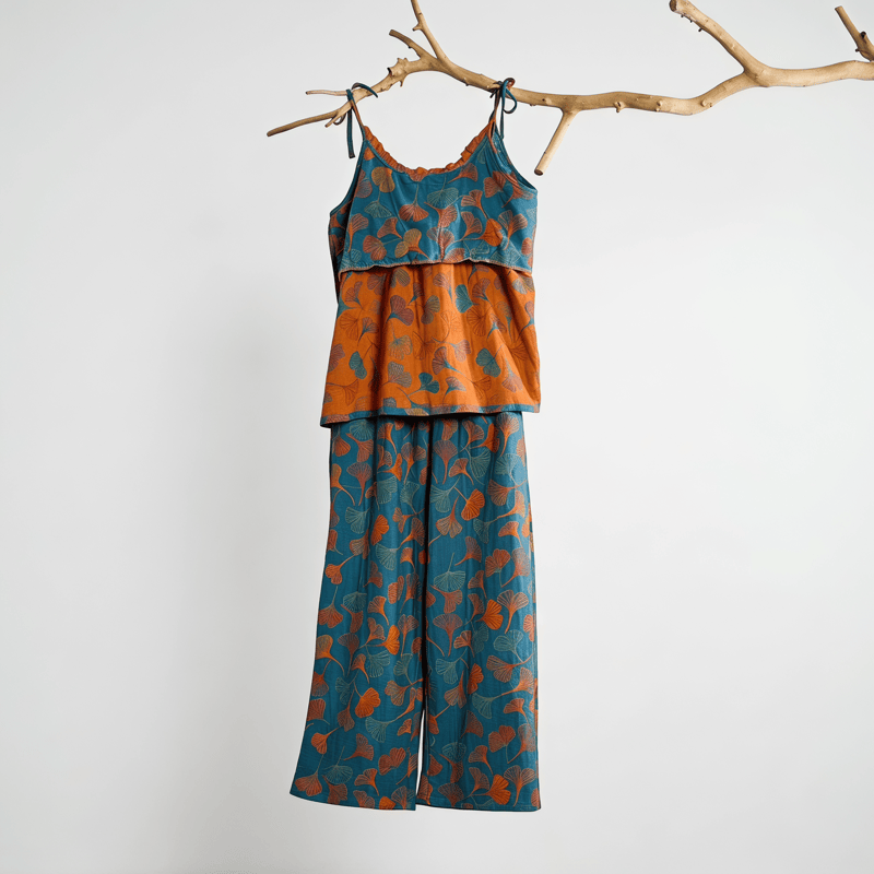 Ginkgo Pyjama-Set mit Camisole-Top und Hose - image 2