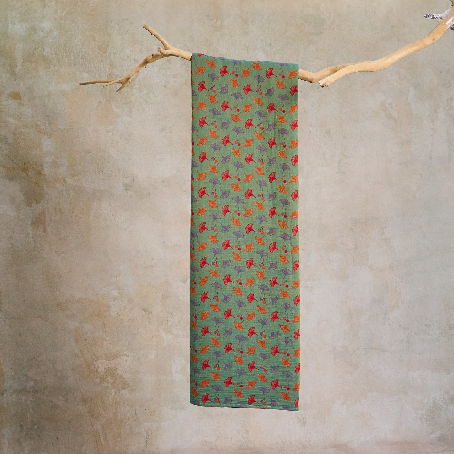 Ginkgoblatt-Baumwoll-Jacquard-Stoff - image 9
