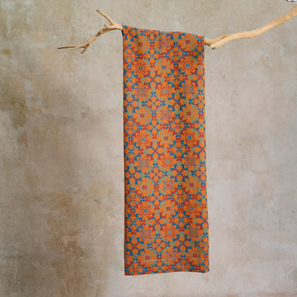 Baumwoll-Jacquardstoff mit floralem Medaillonmuster - image 9