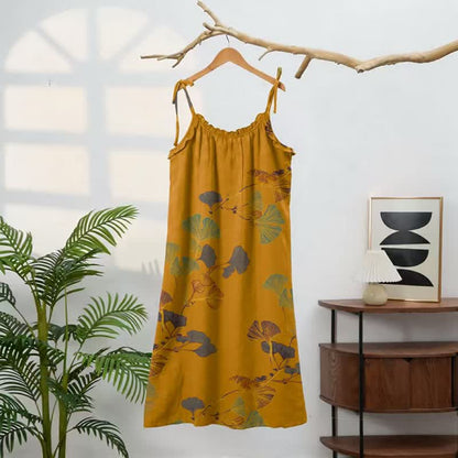 Maxikleid mit Ginkgoblatt-Schnittmuster - image 46
