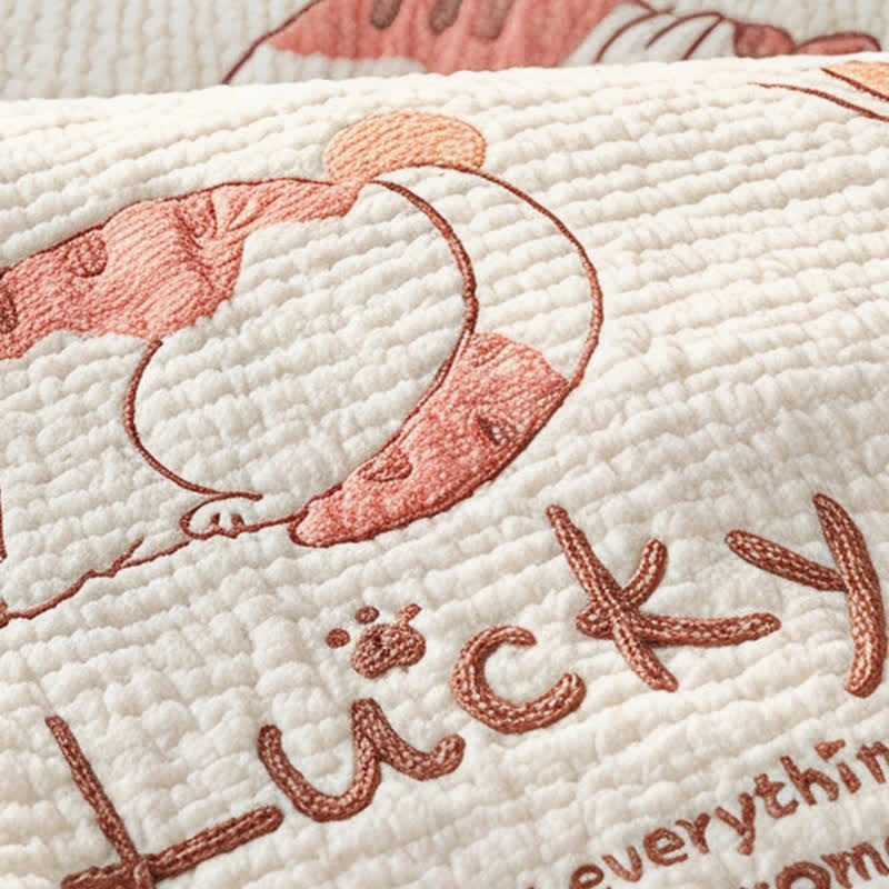 Lucky Kitty Lyocell Steppdecke für Babys - image 4