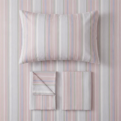 Bettwäsche-Set mit Pastellstreifen, Einzelbett XL, für Studentenwohnheime - image 13