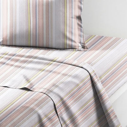 Bettwäsche-Set mit Pastellstreifen, Einzelbett XL, für Studentenwohnheime - image 14