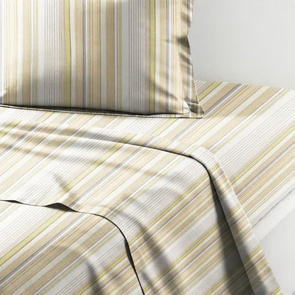 Bettwäsche-Set mit Pastellstreifen, Einzelbett XL, für Studentenwohnheime - image 4