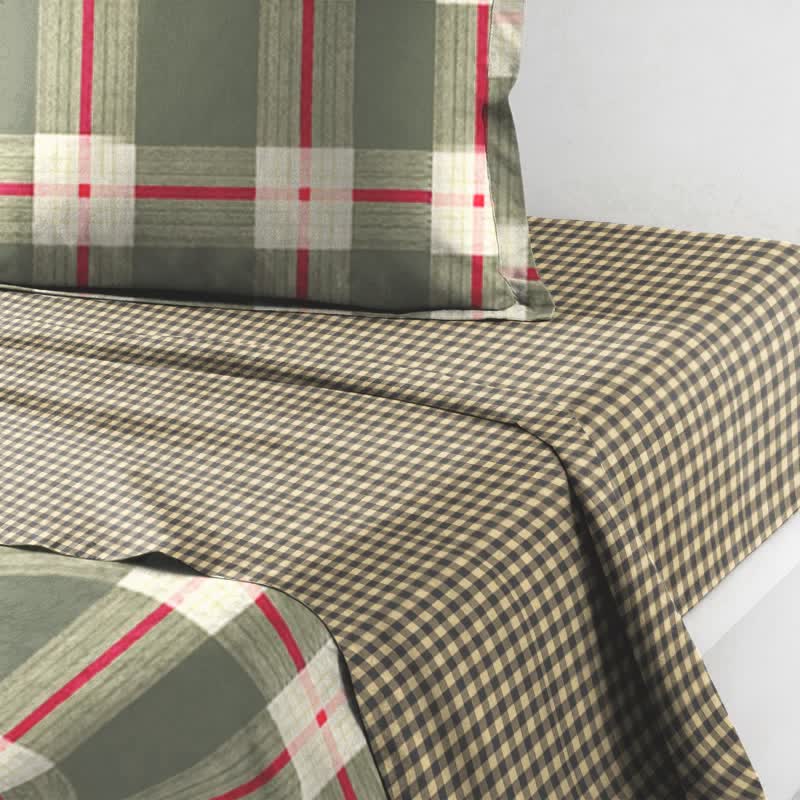 Heritage Plaid Twin XL Schlafsaal-Bettwäsche-Set - image 3