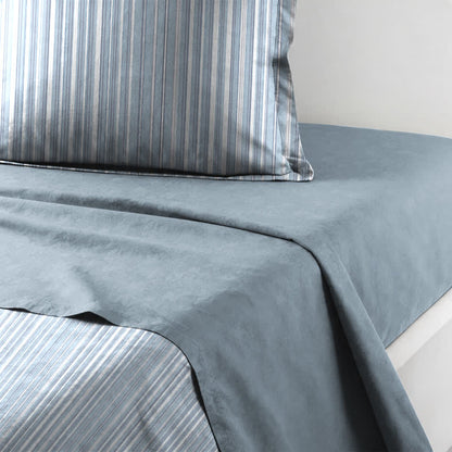 Bettwäsche-Set aus Baumwolle mit nordischen Streifen, Einzelbett XL - image 5