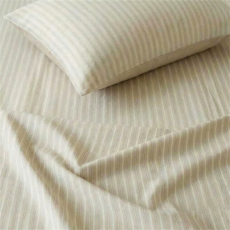 Bettwäsche-Set aus Baumwolle mit nordischen Streifen, Einzelbett XL - image 10