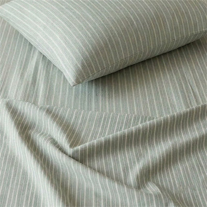 Bettwäsche-Set aus Baumwolle mit nordischen Streifen, Einzelbett XL - image 16