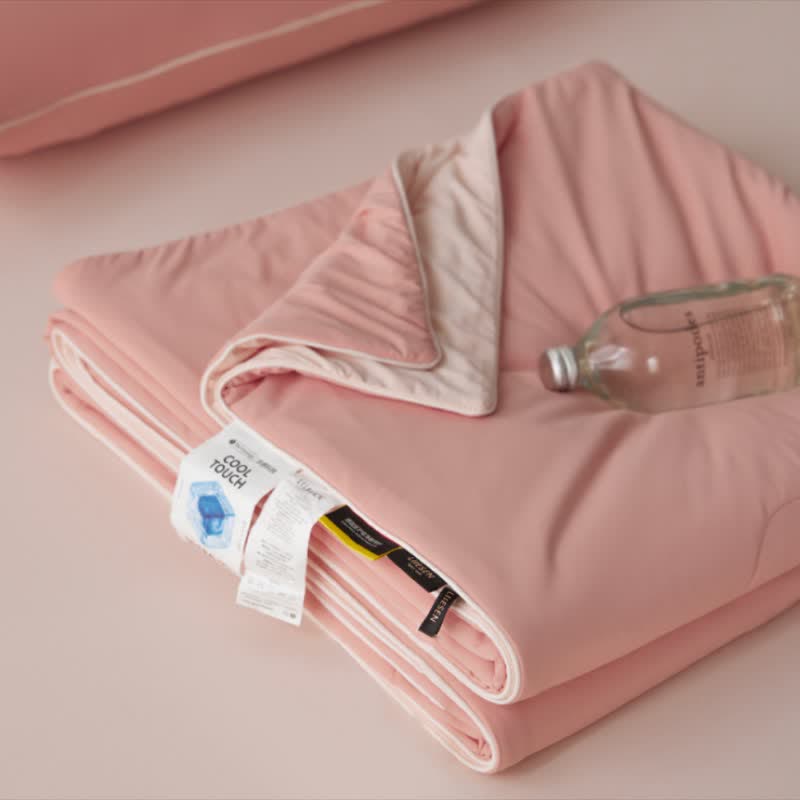 Nordic Cooling Lightweight Summer Blanketer - Zartrosa - 79" × 91" - image 16