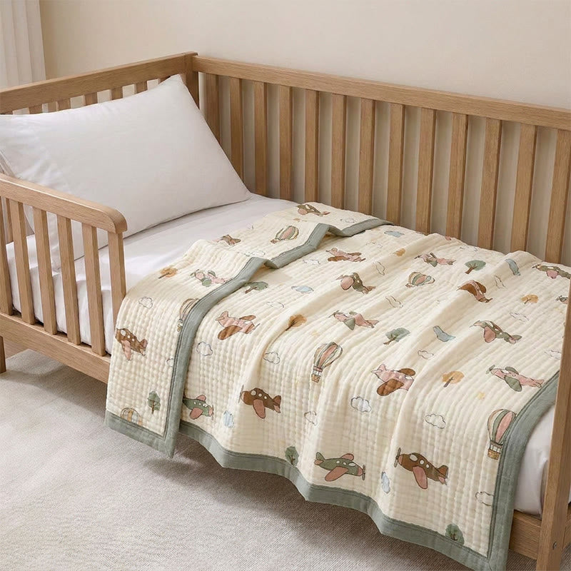 Little Sky Adventure Cotton Muslin Blanket - image 5