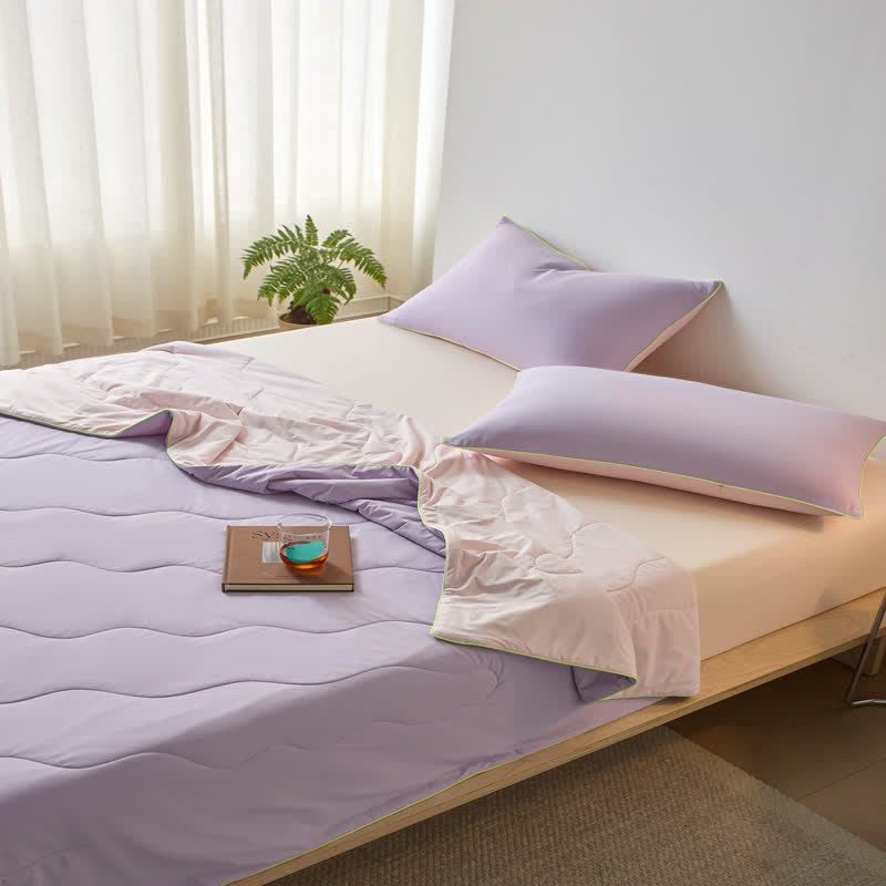 Doppelseitige, kühlende, leichte Sommerdecke - image 33