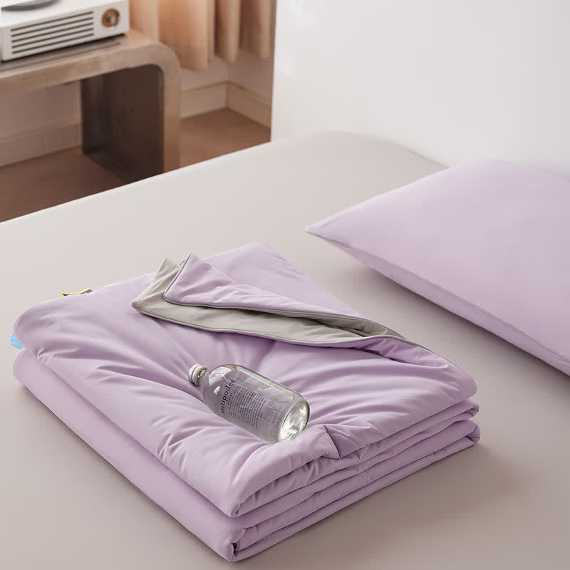 Nordic Cooling Lightweight Summer Blanketer - Zartes Lila - 79" × 91" - image 30