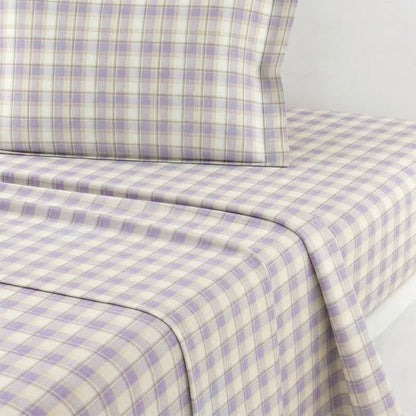 Pastellkariertes Bettwäscheset für Einzelbett XL - image 10