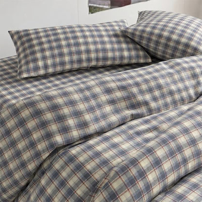 Pastellkariertes Bettwäscheset für Einzelbett XL - image 15