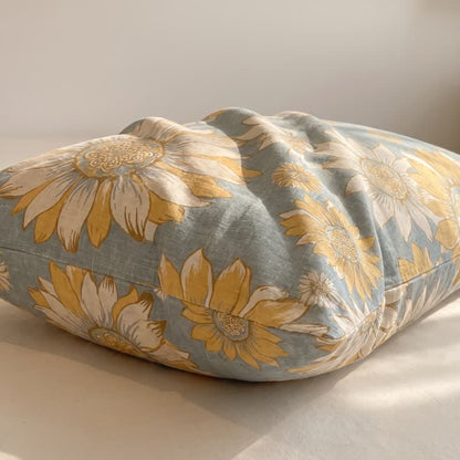 Tagesdecke aus Baumwollgaze mit Sonnenblumenmuster - image 8
