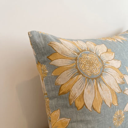 Tagesdecke aus Baumwollgaze mit Sonnenblumenmuster - image 9
