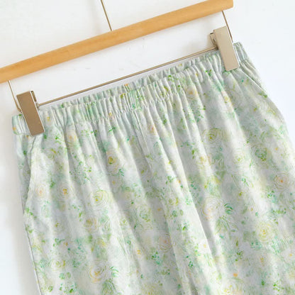 Loungewear mit Rosenmuster und Spaghettiträgern - image 3
