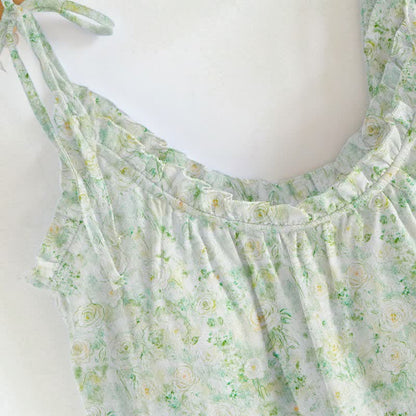 Loungewear mit Rosenmuster und Spaghettiträgern - image 4