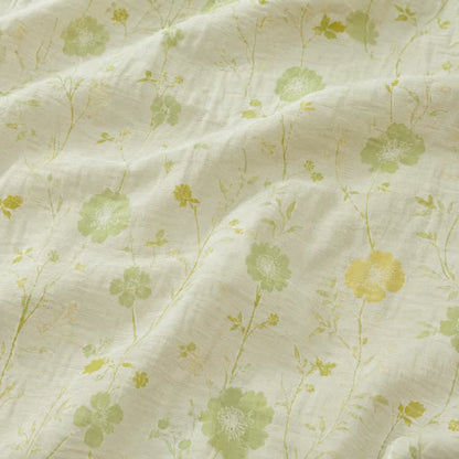 Loungewear mit Spaghettiträgern und kleinem Blumenmuster - image 7
