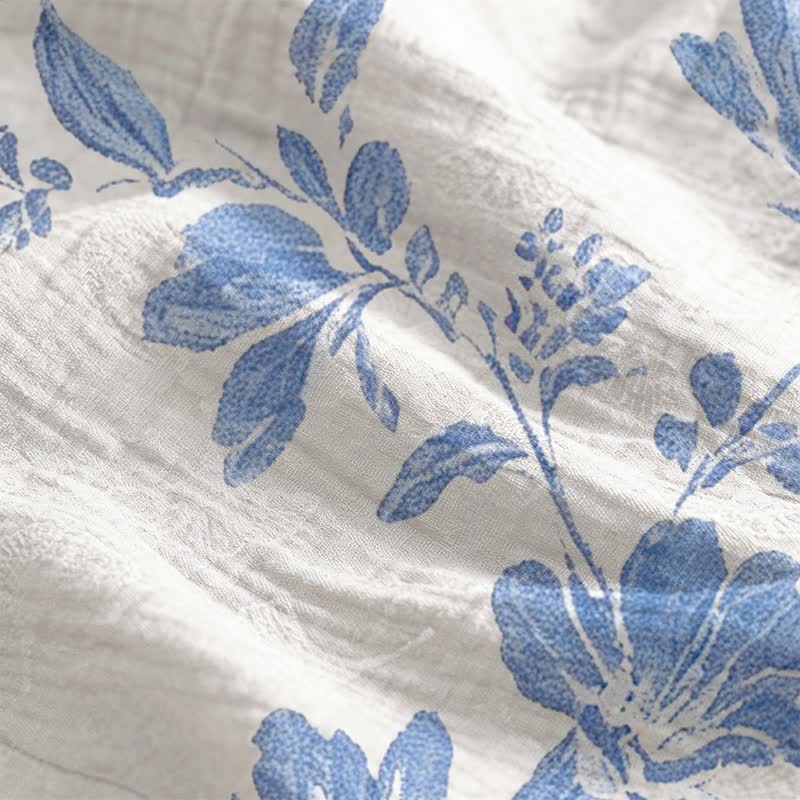 Loungewear mit botanischem Blumenmuster und Spaghettiträgern - image 7