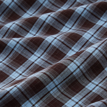 Klassisches kariertes Bettwäscheset für Einzelbett XL im Studentenwohnheim - image 5
