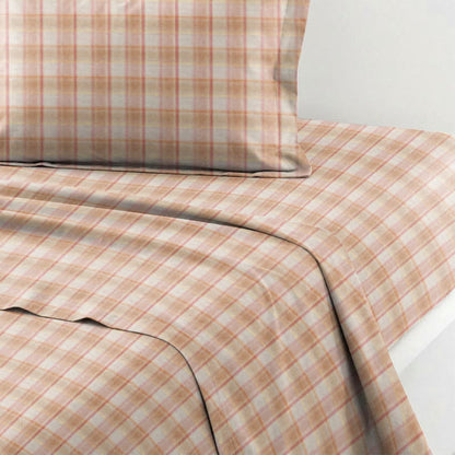 Pastellfarbenes Vichy-Karo-Bettwäscheset (Einzelbett XL) - image 16