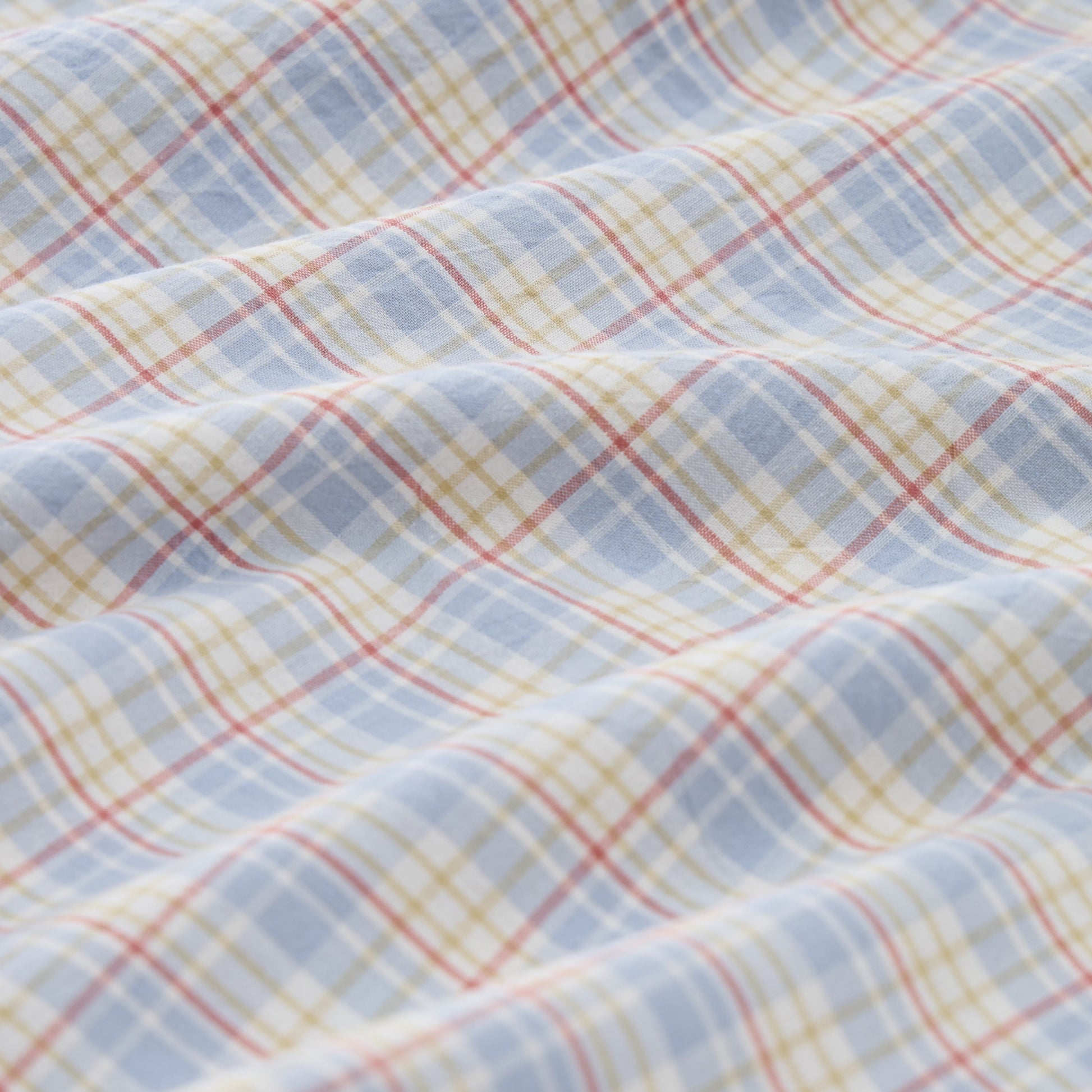Pastellfarbenes Vichy-Karo-Bettwäscheset (Einzelbett XL) - image 18