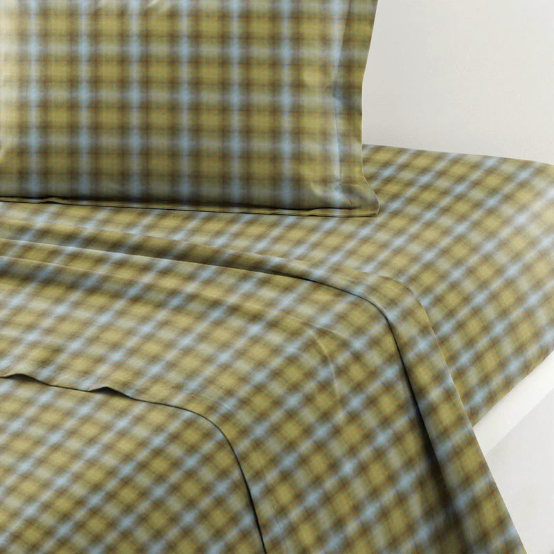 Bettwäsche-Set im Cottage-Karo-Design, Einzelbett XL, für Studentenwohnheim - image 11