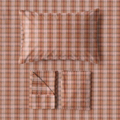 Bettwäsche-Set im Cottage-Karo-Design, Einzelbett XL, für Studentenwohnheim - image 5