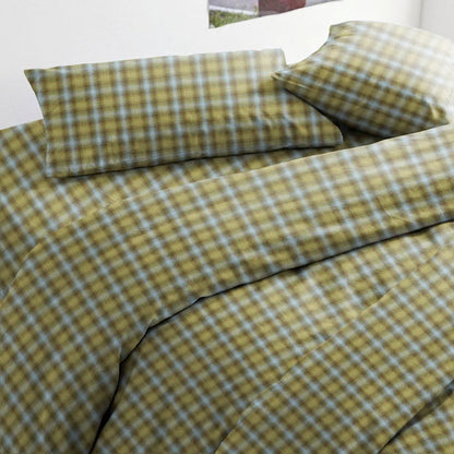Bettwäsche-Set im Cottage-Karo-Design, Einzelbett XL, für Studentenwohnheim - image 10